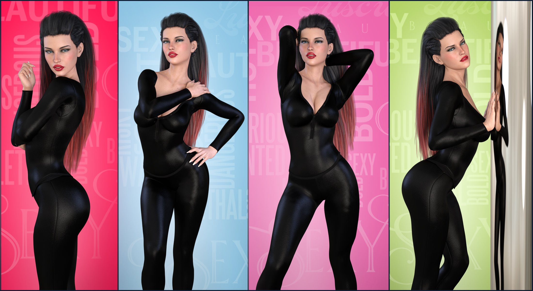Z Utility Series: Promo Poses and Partials for Genesis 3 & 8 by: Zeddicuss, 3D Models by Daz 3D