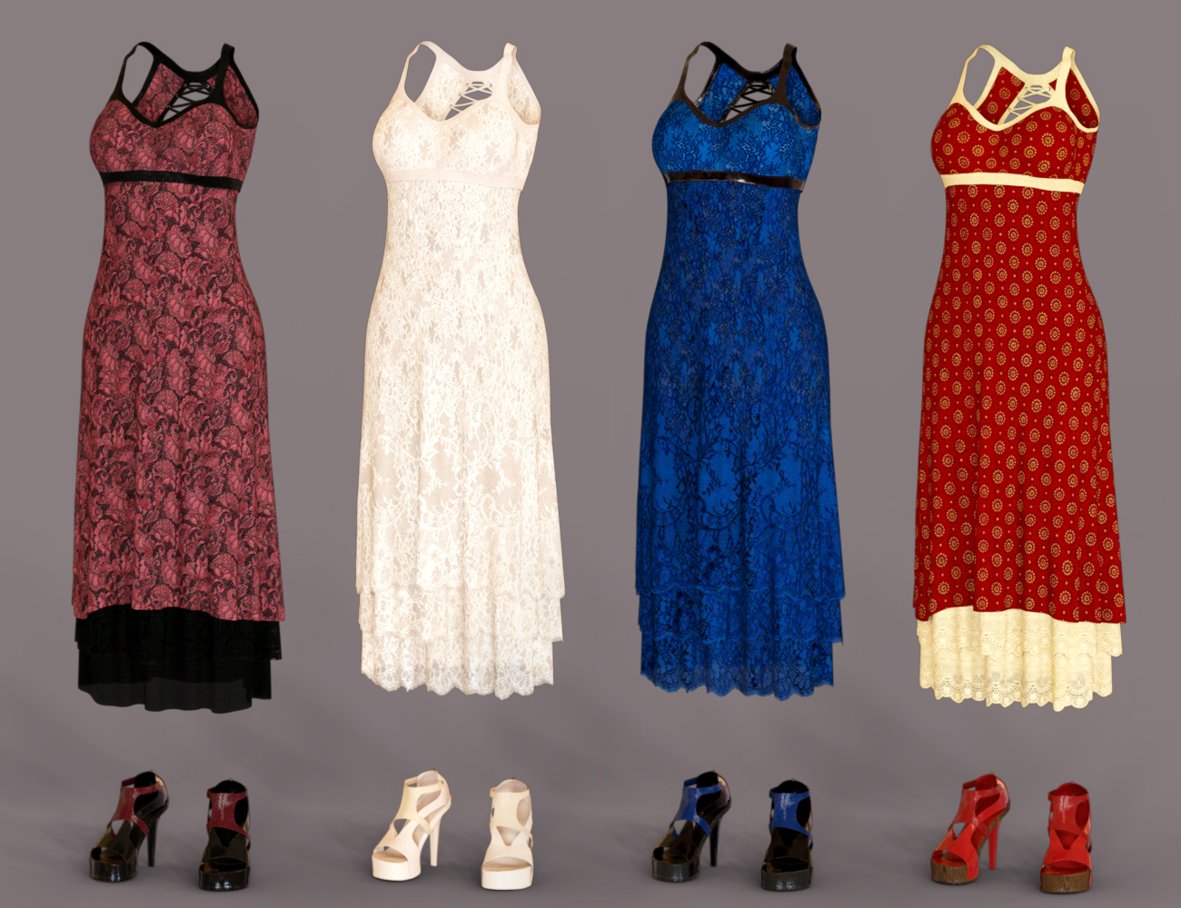 dForce 90's Girl Dress Textures dForce 90's Girl Dress Textures by: Anna Benjamin, 3D Models by Daz 3D
