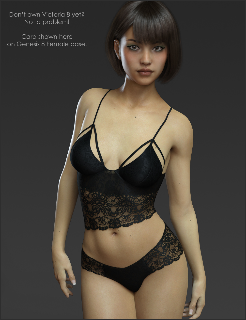 FWSA Cara HD for Victoria 8 by: Fred Winkler ArtSabby, 3D Models by Daz 3D