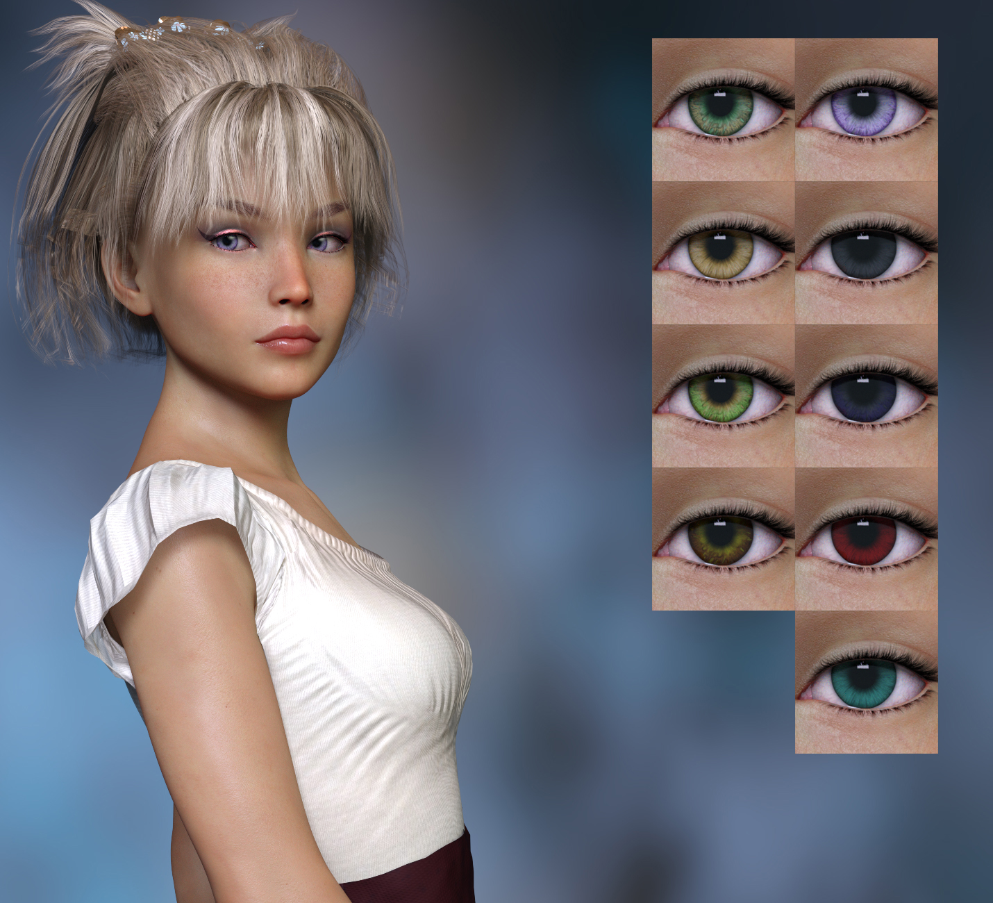 Eider and Olaya for Genesis 8 Female Eider and Olaya for Genesis 8 Female by: AnainAkasha, 3D Models by Daz 3D