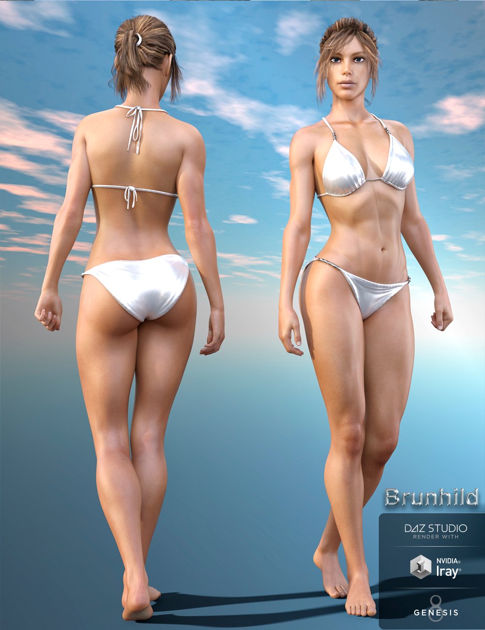 Brunhild for Genesis 8 Female by: , 3D Models by Daz 3D