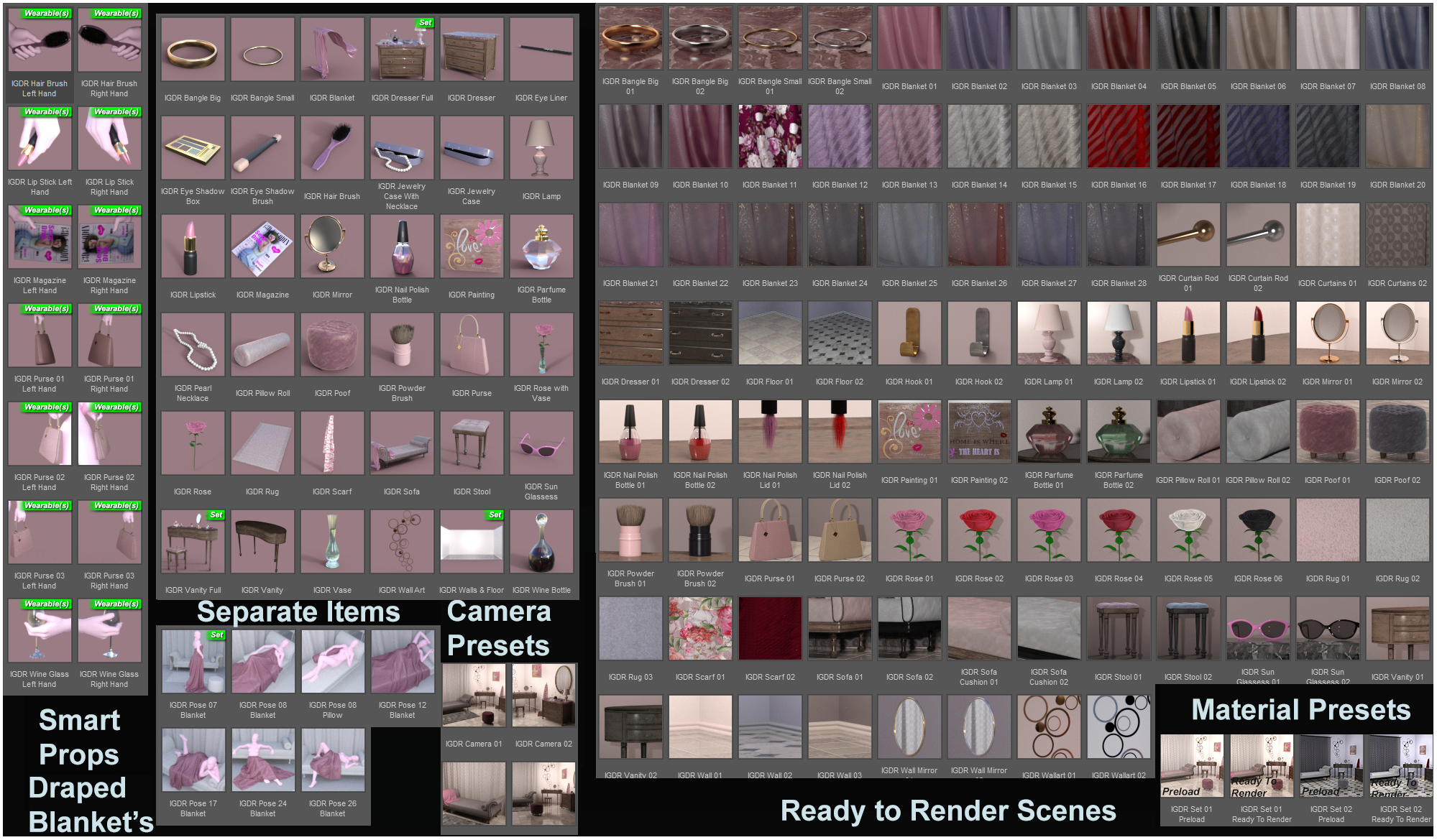 IGDR Diva Room IGDR Diva Room by: i3D_LotusValery3D, 3D Models by Daz 3D