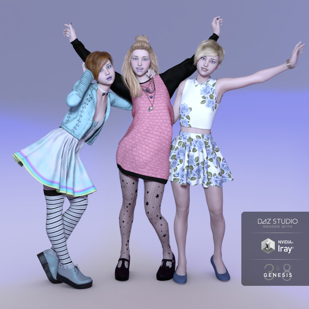 Dorothy for Genesis 3 & 8 Female by: Cherubit, 3D Models by Daz 3D