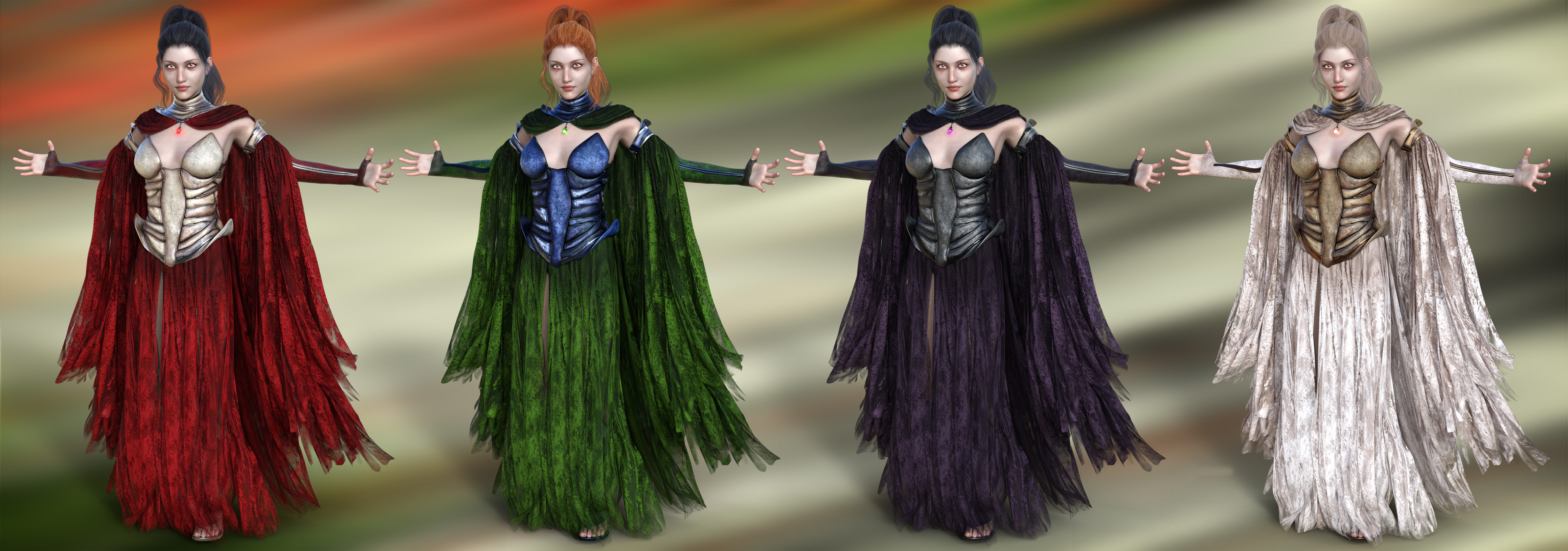 dForce The Striga Ensemble for Genesis 3 and 8 Female(s) by: ArkiShox-DesignRiverSoft Art, 3D Models by Daz 3D