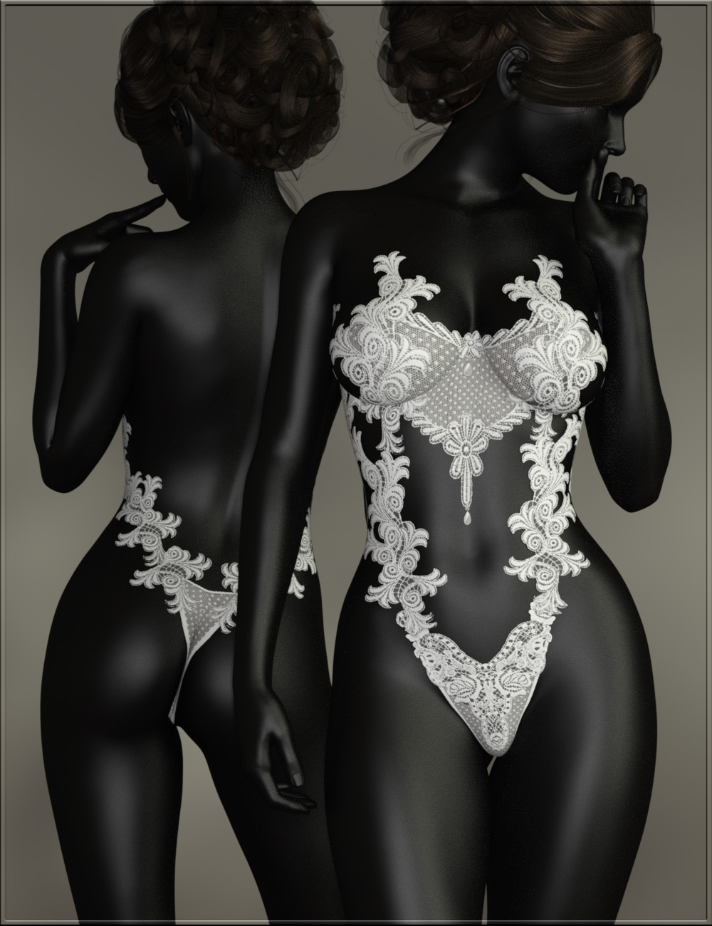 Sexy Skinz - Lace Bodysuits for Genesis 8 Female Sexy Skinz - Lace Bodysuits for Genesis 8 Female by: vyktohria, 3D Models by Daz 3D