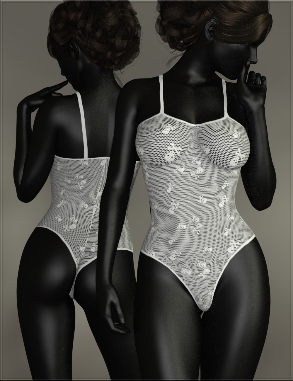 Sexy Skinz - Lace Bodysuits for Genesis 8 Female by: vyktohria, 3D Models by Daz 3D