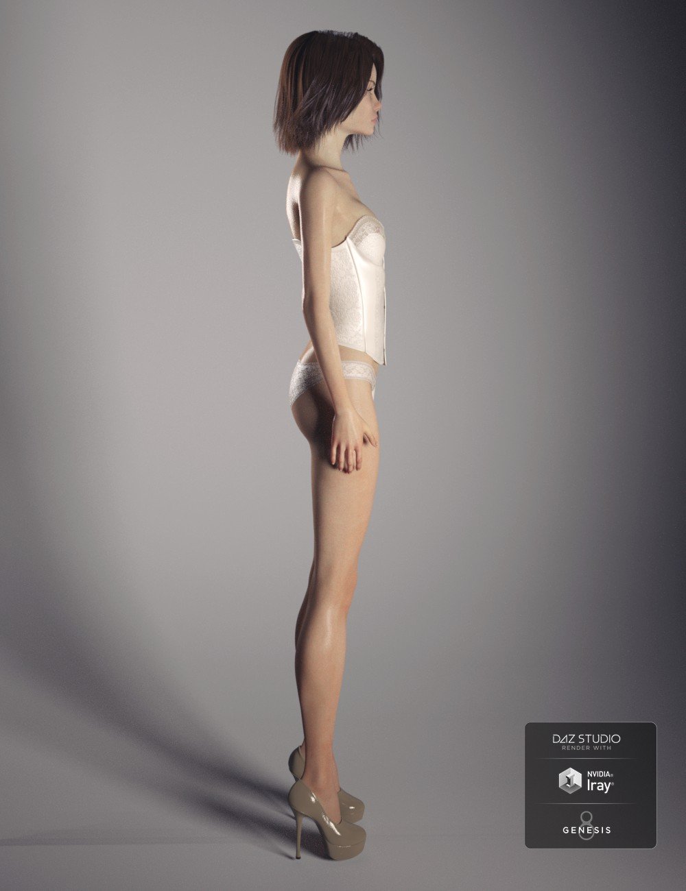 SC Lauren for Genesis 8 Female by: Second-Circle, 3D Models by Daz 3D
