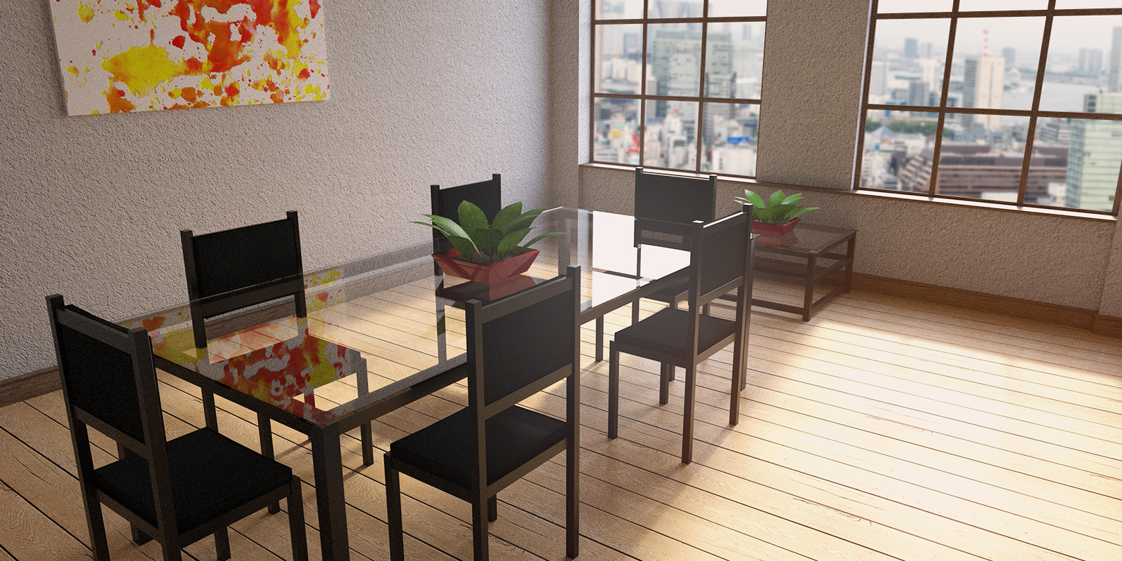 Cozy Dining Room by: , 3D Models by Daz 3D
