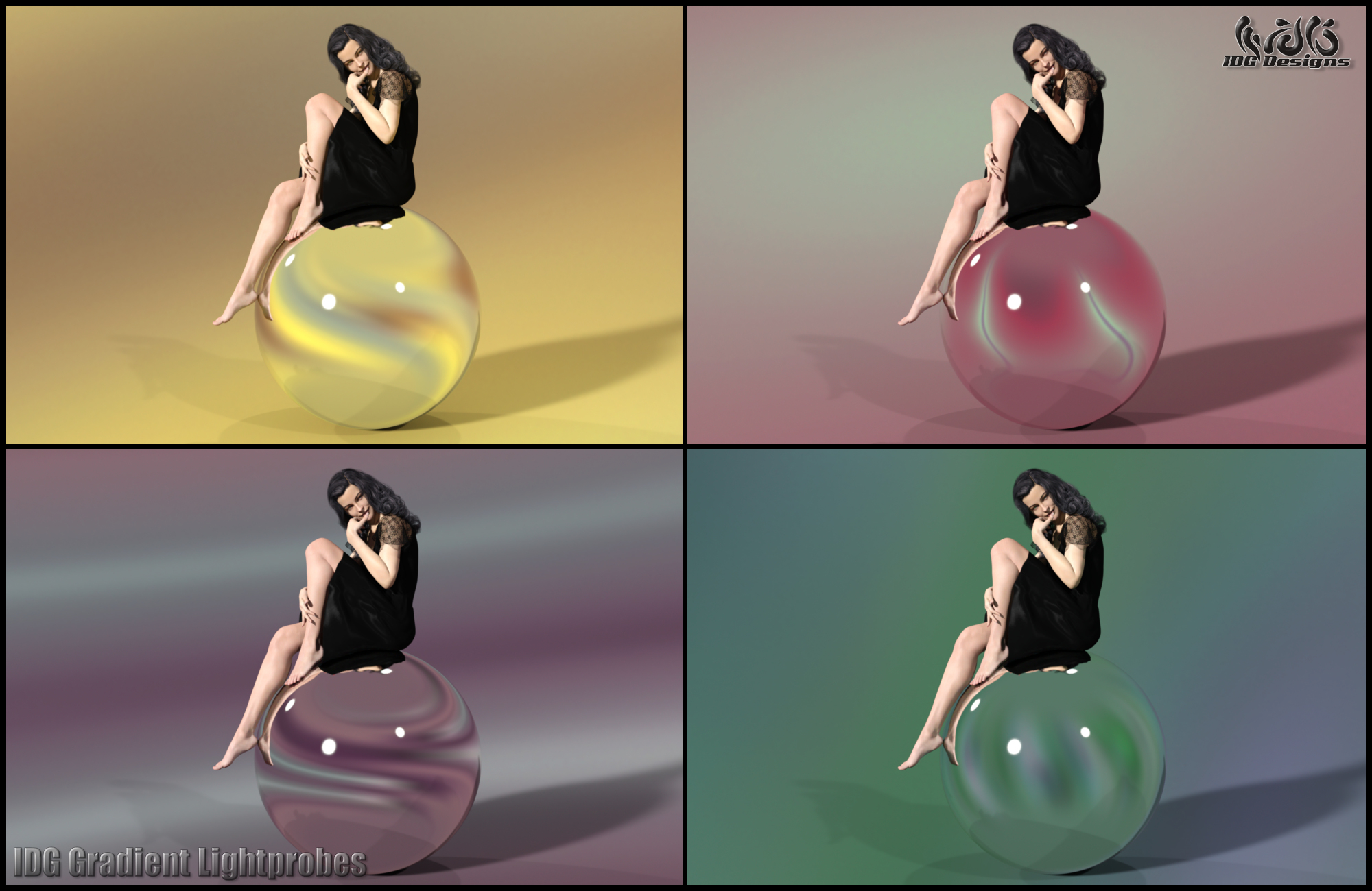 IDG Gradient Lights IDG Gradient Lights by: IDG DesignsDestinysGardenInaneGlory, 3D Models by Daz 3D