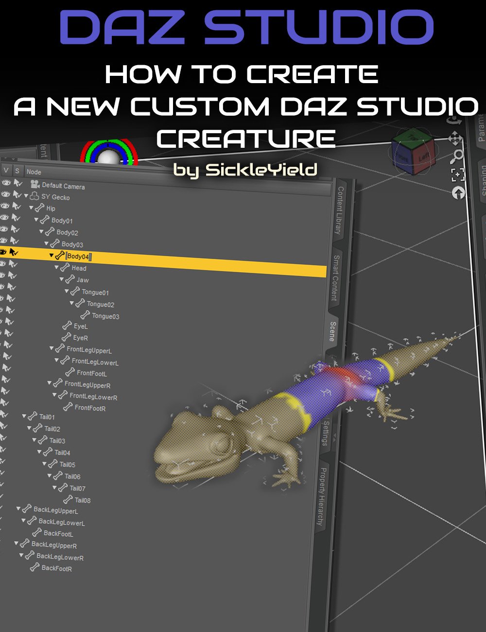 How to Create a New Daz Studio Custom Creature by: Digital Art LiveSickleyield, 3D Models by Daz 3D