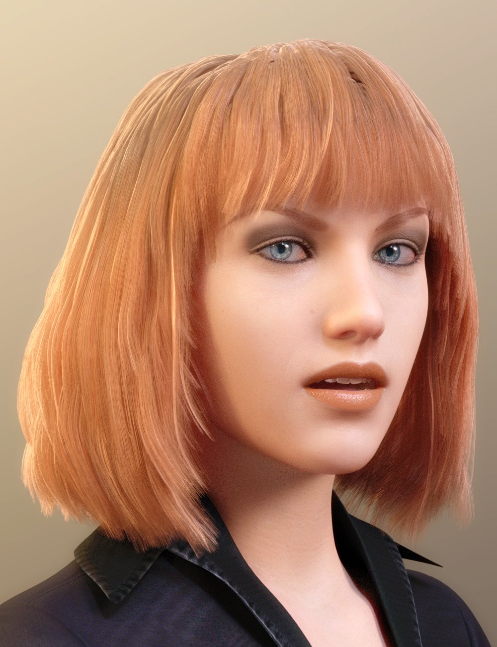 Paige Hair for Genesis 8 & 3 Female(s) by: PhilW, 3D Models by Daz 3D