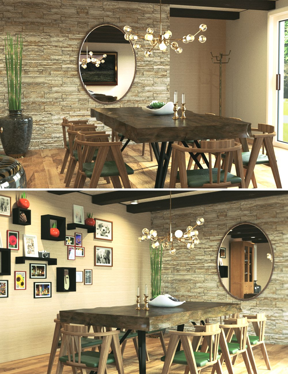 Serene Dining by: Digitallab3D, 3D Models by Daz 3D