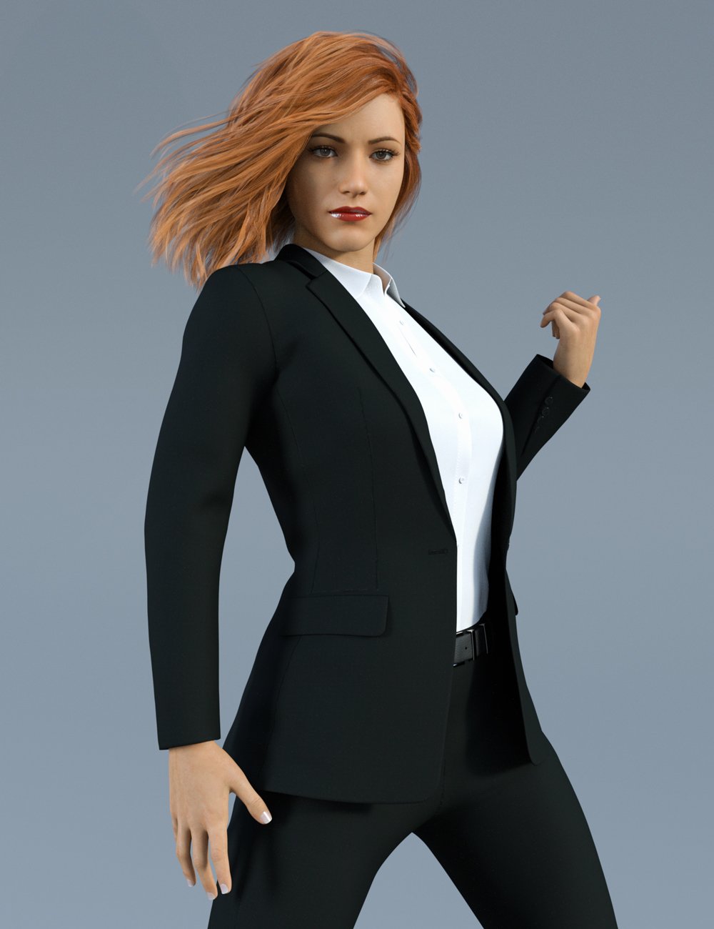 H&C Business Suit A for Genesis 8 Female(s) by: IH Kang, 3D Models by Daz 3D
