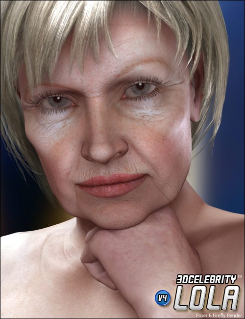 3D Celebrity Lola by: 3DCelebrity, 3D Models by Daz 3D