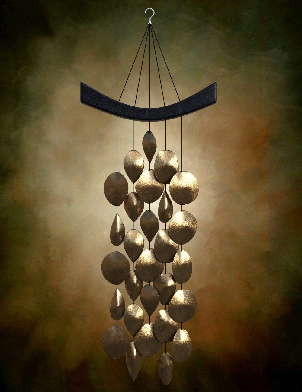 Wind Chimes for Iray by: ImagineX, 3D Models by Daz 3D