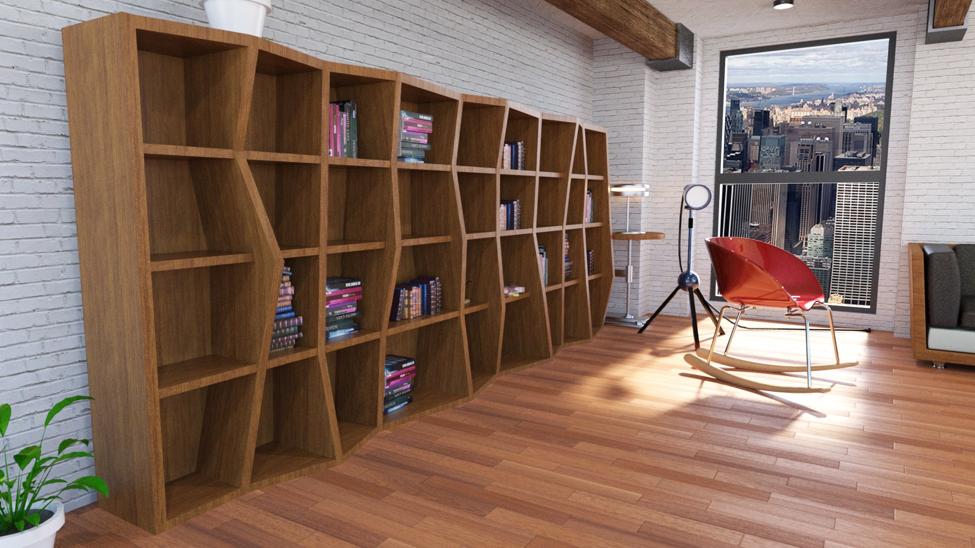 Manhattan Living Room Manhattan Living Room by: Tesla3dCorp, 3D Models by Daz 3D