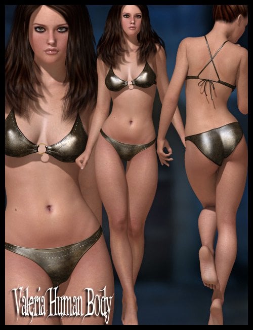 Valeria for V4 by: maelwenn, 3D Models by Daz 3D
