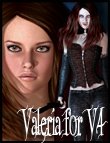 Valeria for V4 by: maelwenn, 3D Models by Daz 3D