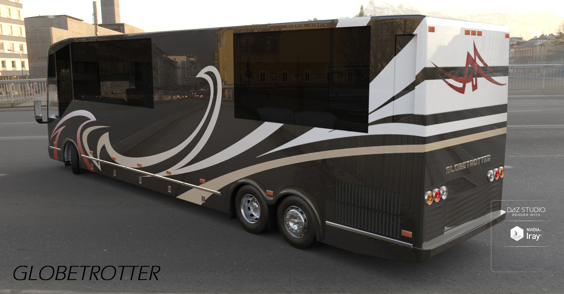 Globetrotter Motor Home by: Human, 3D Models by Daz 3D