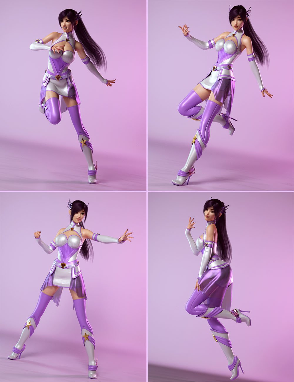 Kawaii Magic Poses set for Genesis 8 Female(s) Kawaii Magic Poses set for Genesis 8 Female(s) by: Val3dart, 3D Models by Daz 3D