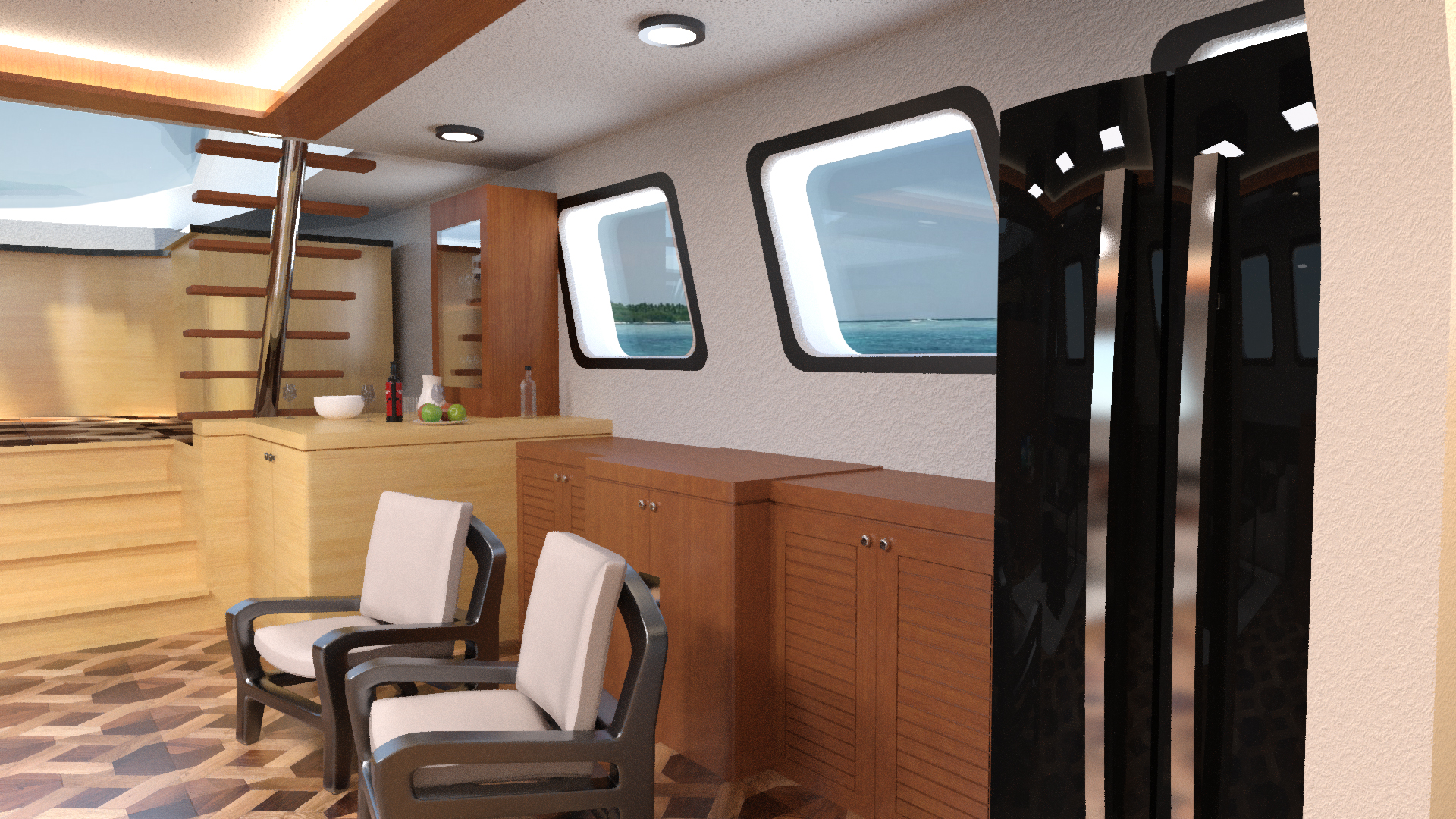 Yacht Salon by: Tesla3dCorp, 3D Models by Daz 3D