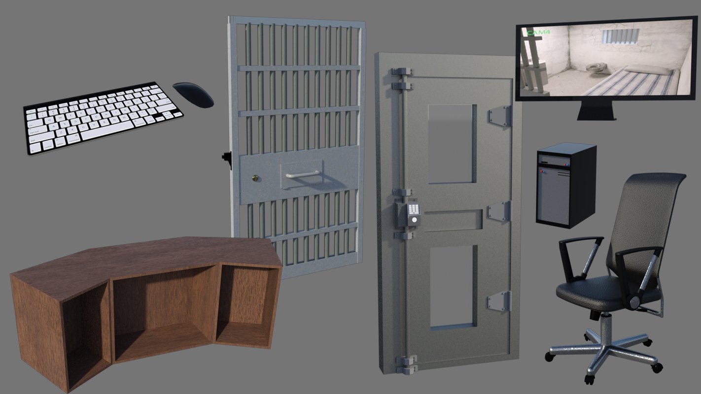 Empty Detention Cell Empty Detention Cell by: Digitallab3D, 3D Models by Daz 3D