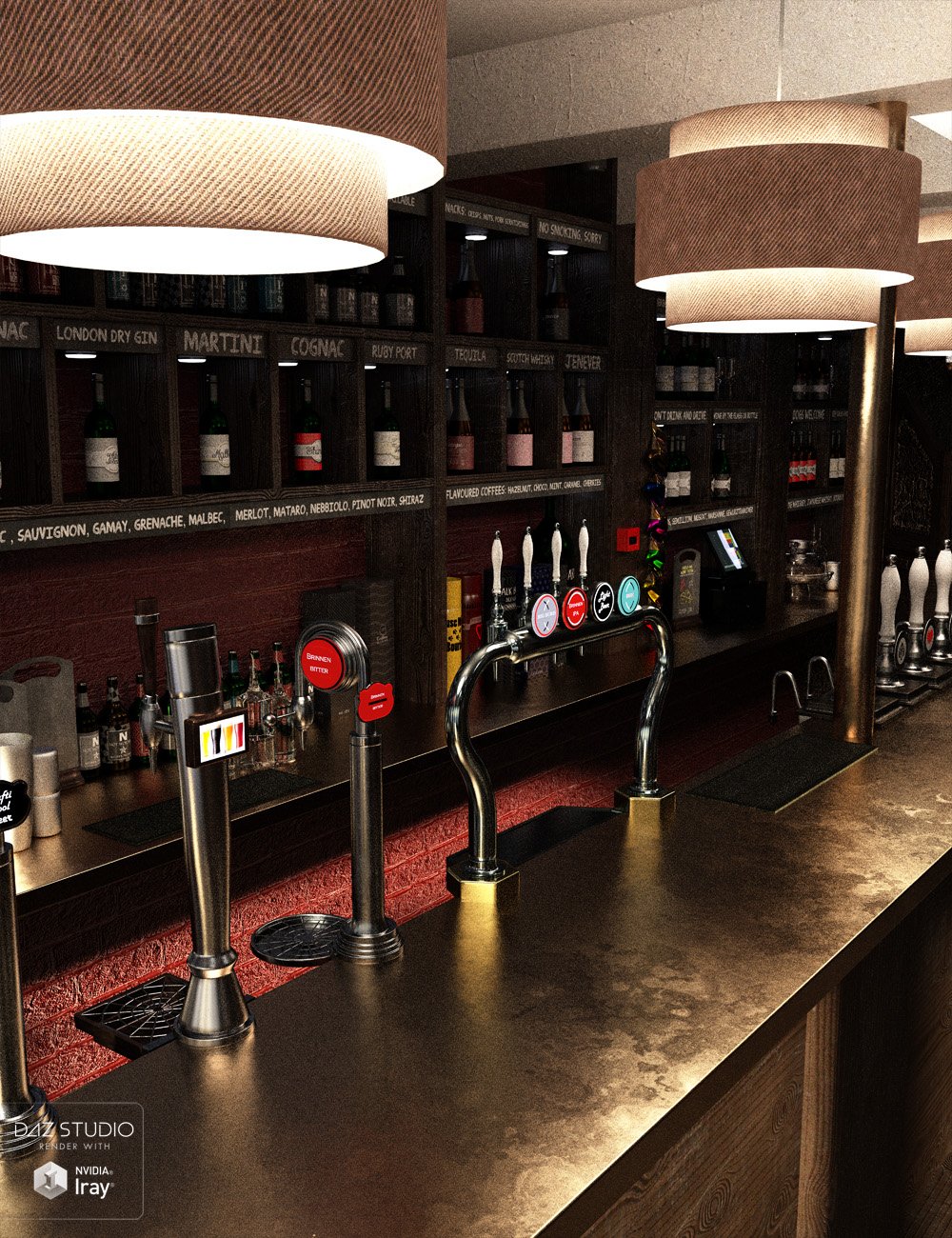 Trendy City Bar by: ForbiddenWhispersDavid Brinnen, 3D Models by Daz 3D