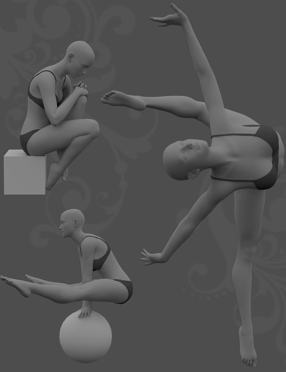 Balance Poses for Genesis 8 Female by: Ensary, 3D Models by Daz 3D