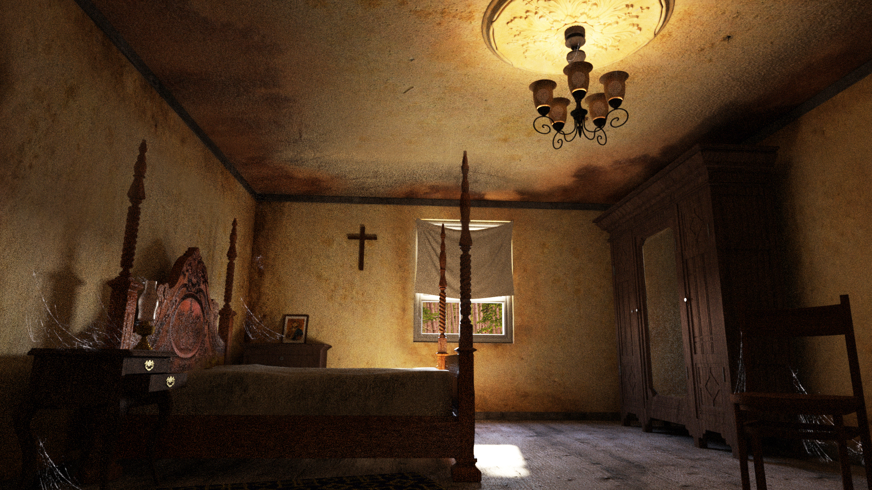 Abandoned Room by: Digitallab3D, 3D Models by Daz 3D