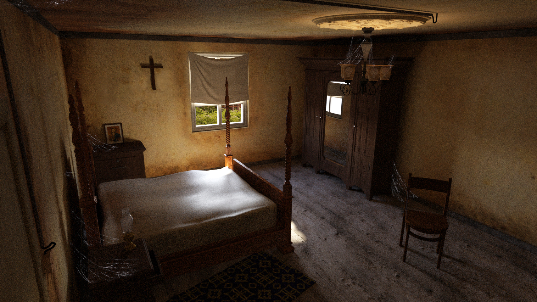Abandoned Room by: Digitallab3D, 3D Models by Daz 3D