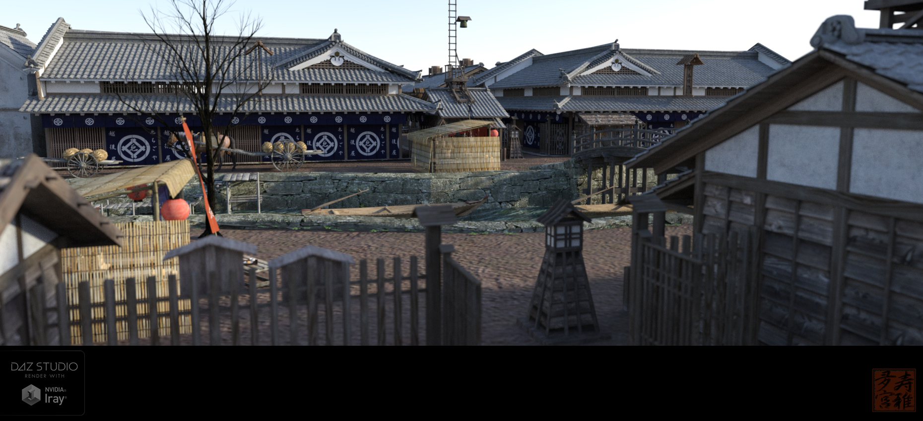 Old Japanese Town Edo Vol.5 by: sugatak, 3D Models by Daz 3D