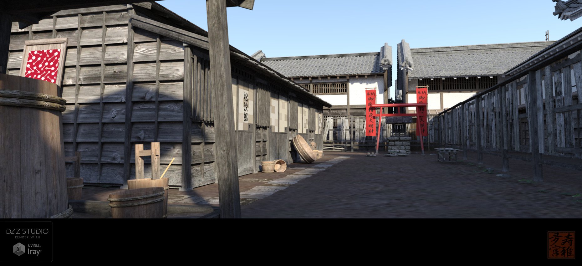 Old Japanese Town Edo Vol.5 Old Japanese Town Edo Vol.5 by: sugatak, 3D Models by Daz 3D