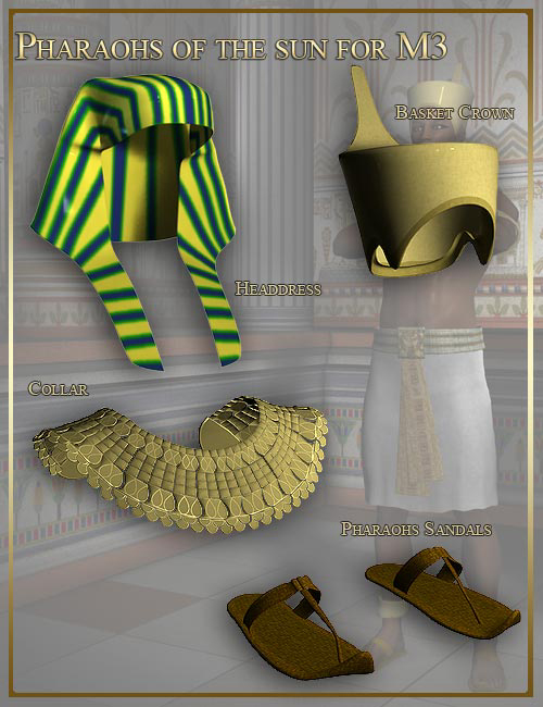Pharaohs of the Sun for M3 by: royloo, 3D Models by Daz 3D