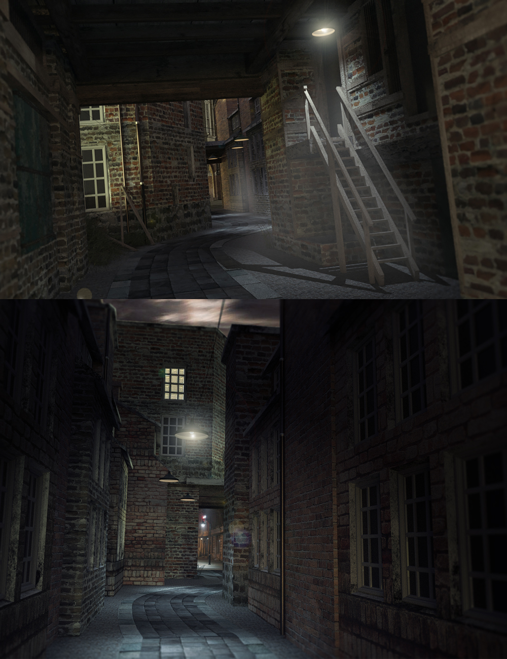 Old London Alley by: PerspectX, 3D Models by Daz 3D