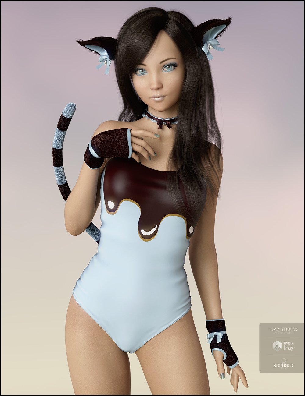 Nyao for Aiko 8 by: JessaiiDemonicaEvilius, 3D Models by Daz 3D