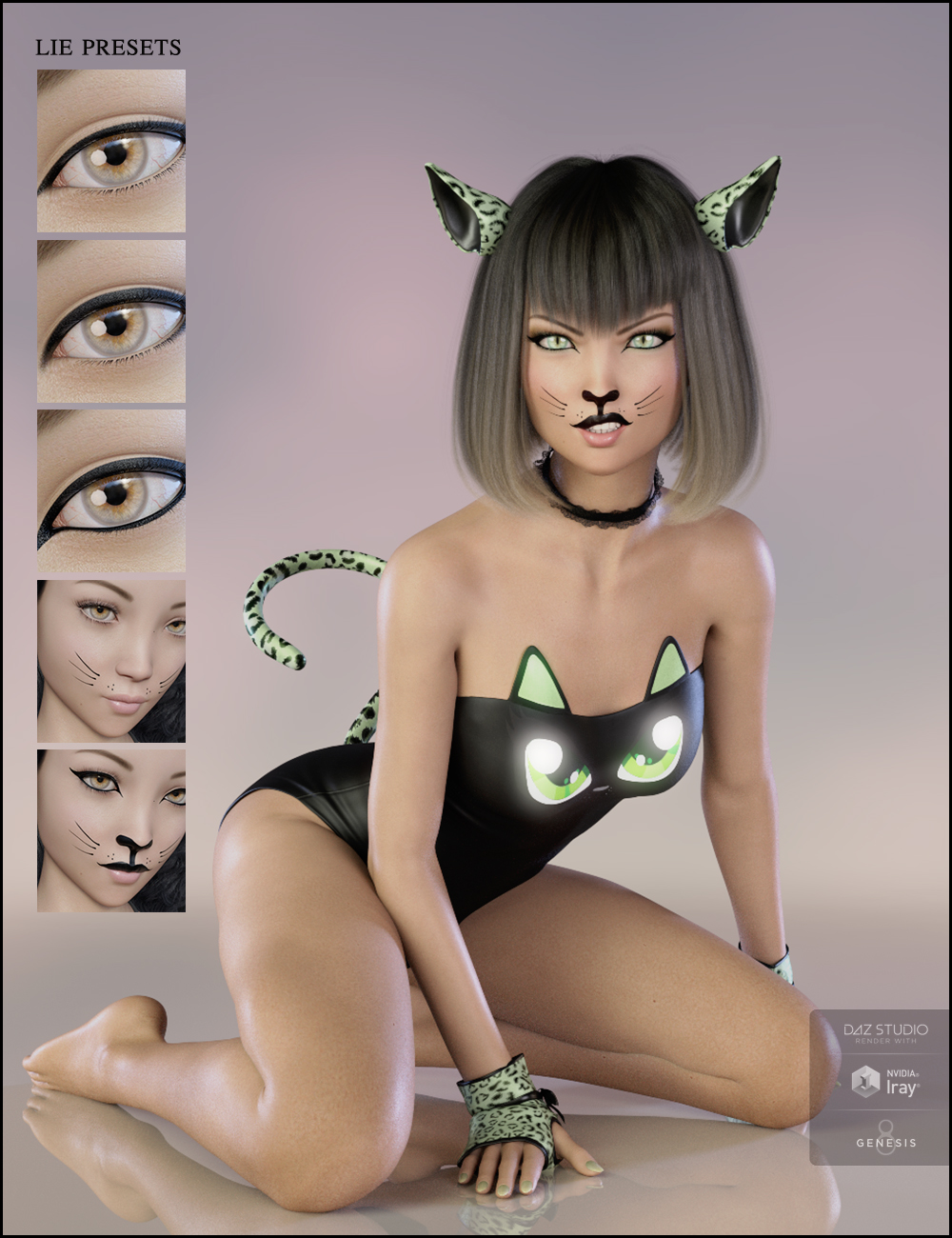 Nyao for Aiko 8 by: JessaiiDemonicaEvilius, 3D Models by Daz 3D