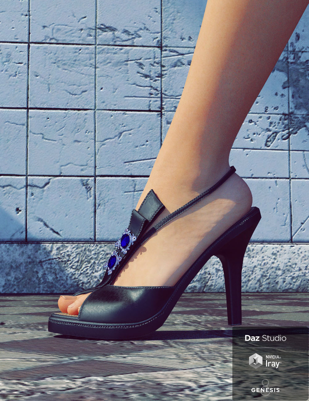 RB Strap Sandal for Genesis 8 Female(s) by: chungdan, 3D Models by Daz 3D