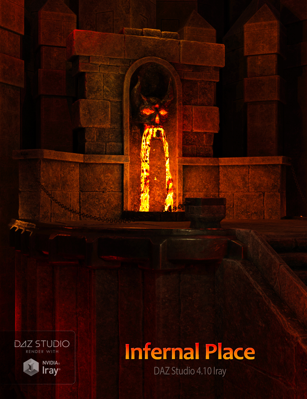 Infernal Place by: Andrey Pestryakov, 3D Models by Daz 3D