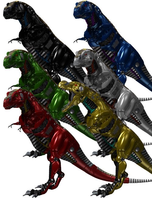 RoboRex for the T-Rex by: Valandar, 3D Models by Daz 3D