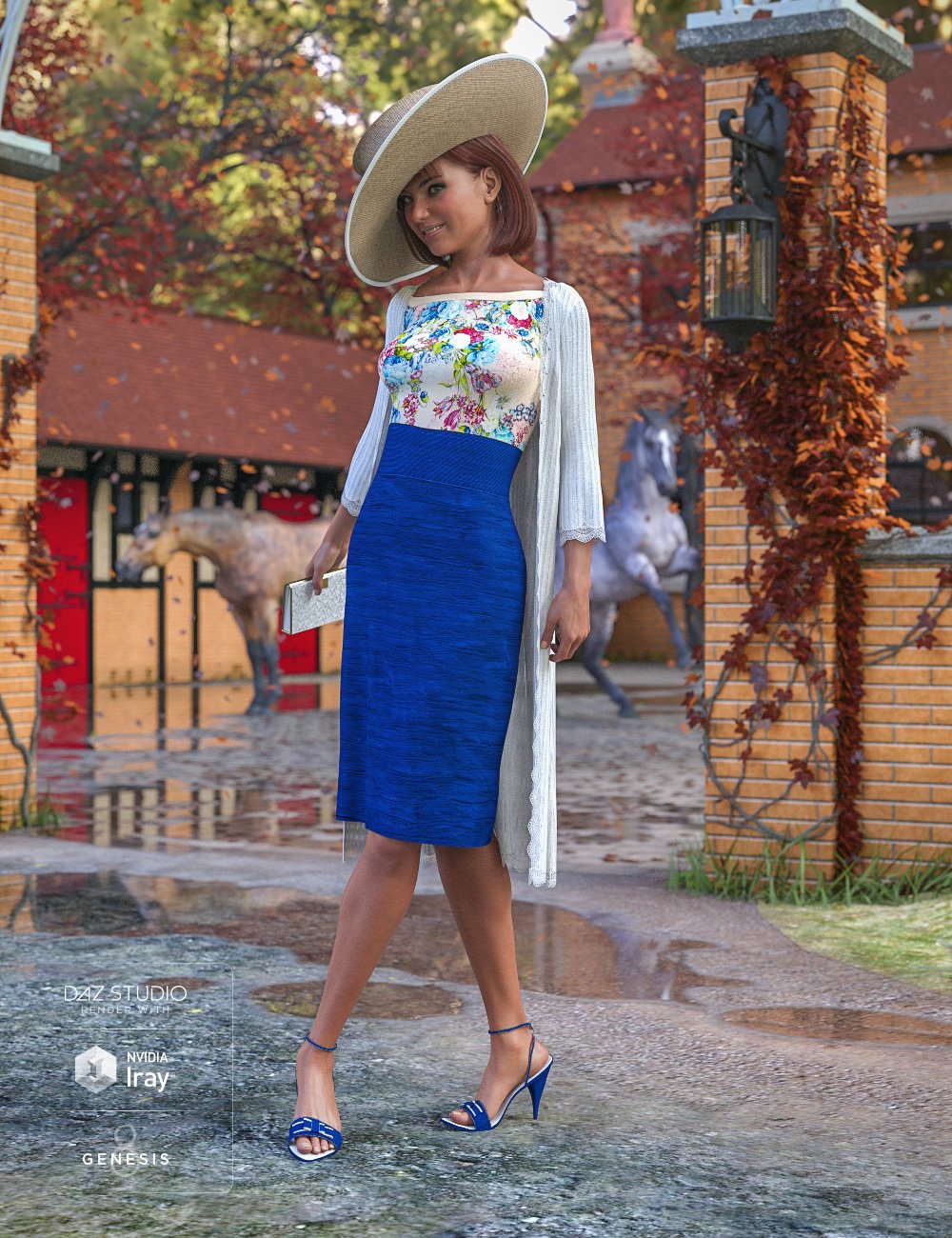 dForce Epsom Downs Outfit Textures dForce Epsom Downs Outfit Textures by: DirtyFairy, 3D Models by Daz 3D