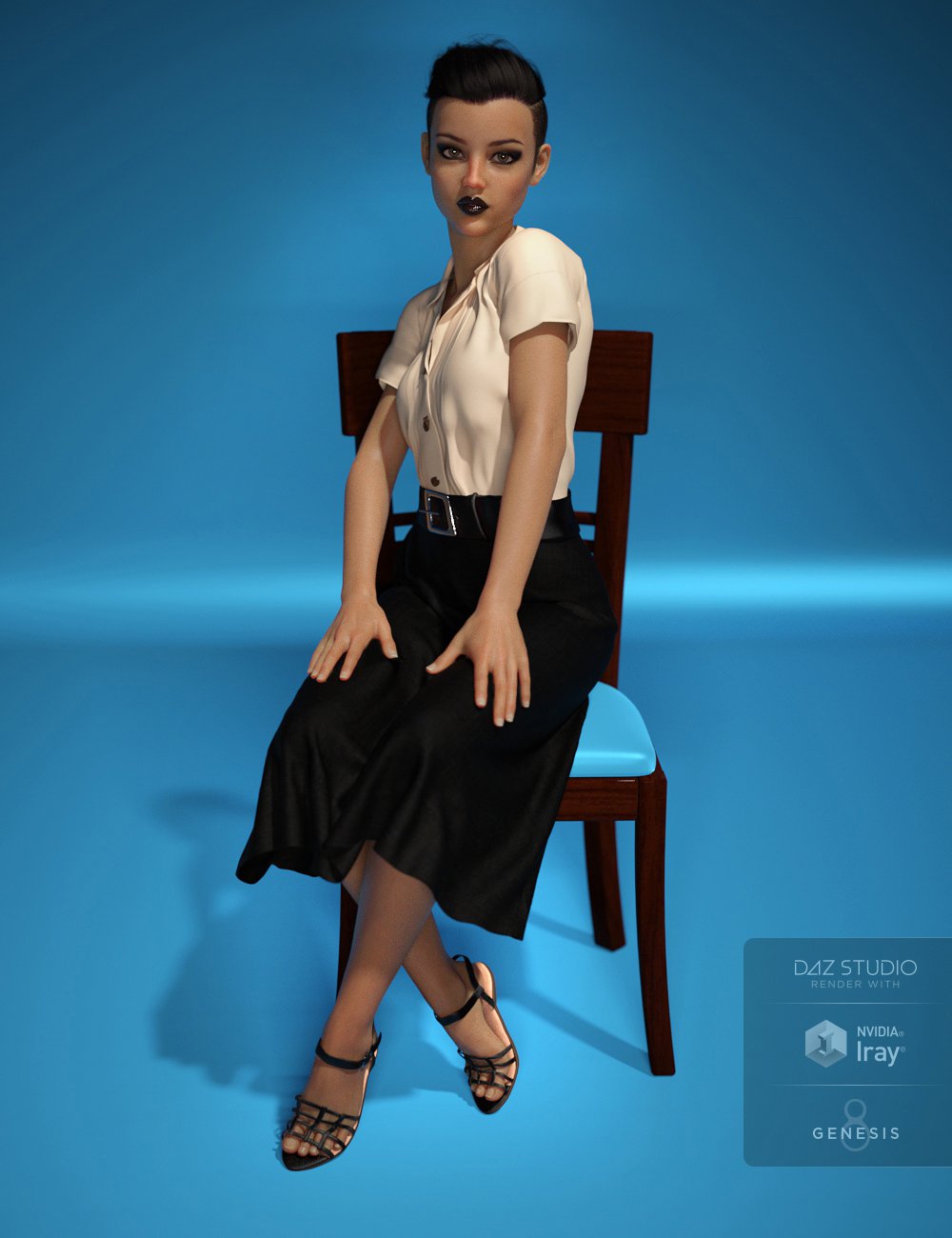 dForce Audacious Outfit Textures by: Moonscape GraphicsSade, 3D Models by Daz 3D