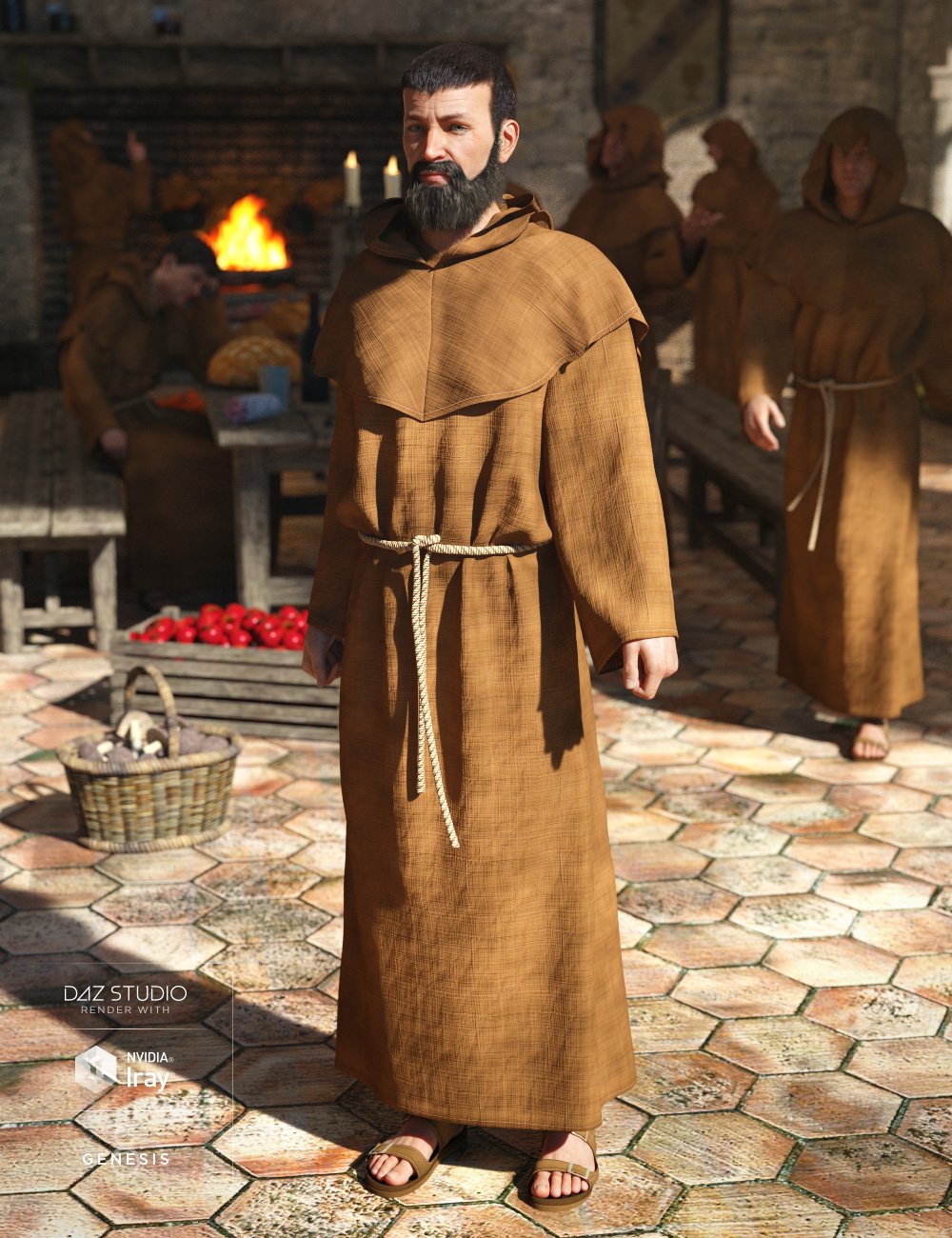 dForce Monk for Genesis 8 Male(s) dForce Monk for Genesis 8 Male(s) by: Lyrra Madril, 3D Models by Daz 3D