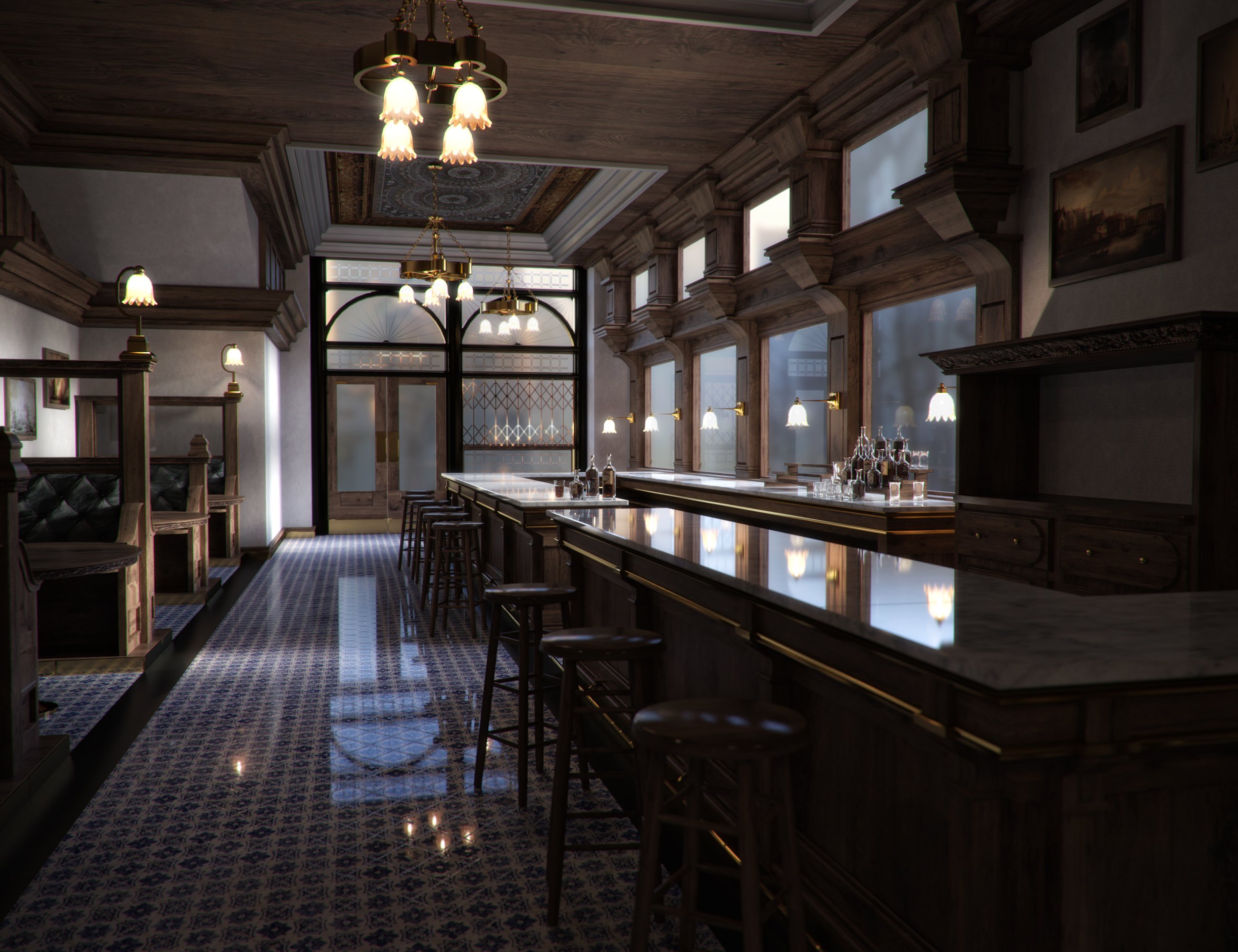 Bar Interior 2018 | Daz 3D