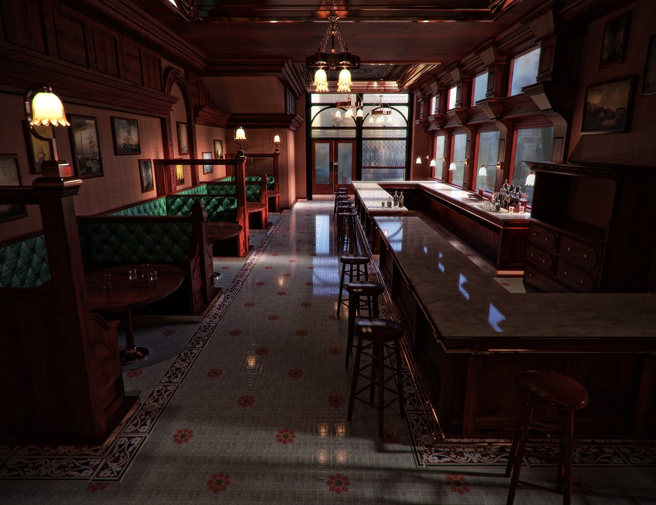 Bar Interior 2018 | Daz 3D