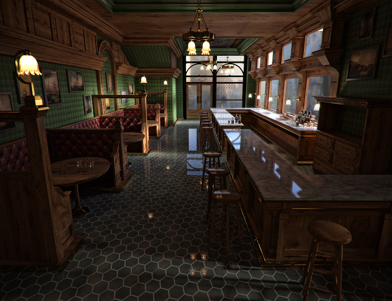 Bar Interior 2018 | Daz 3D