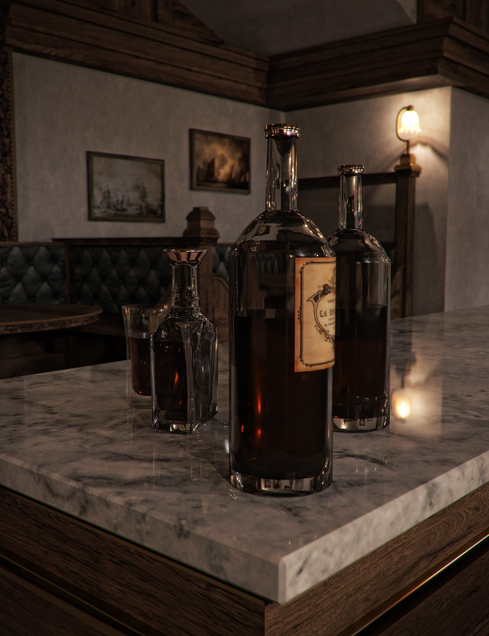 Bar Interior 2018 | Daz 3D