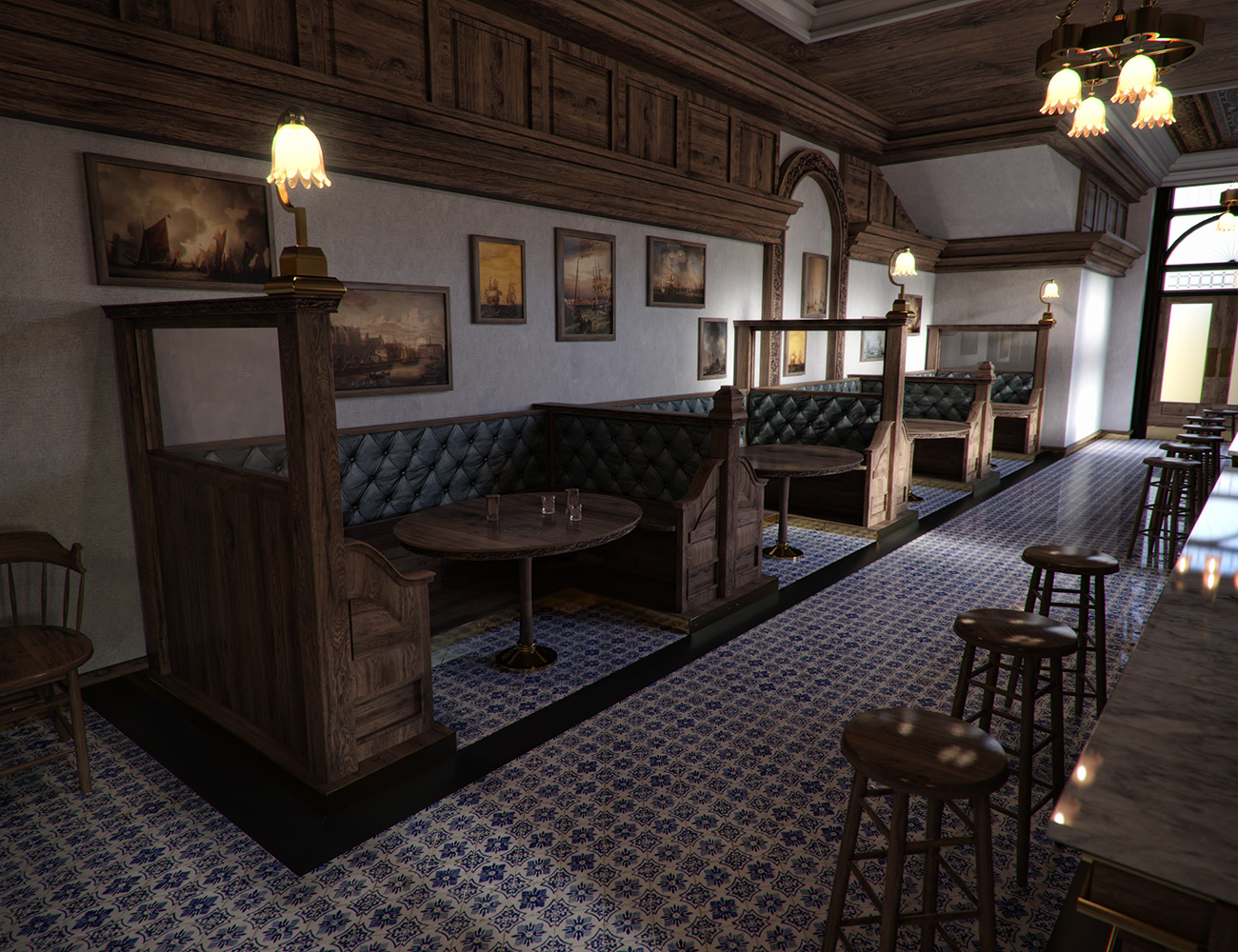 Bar Interior 2018 | Daz 3D