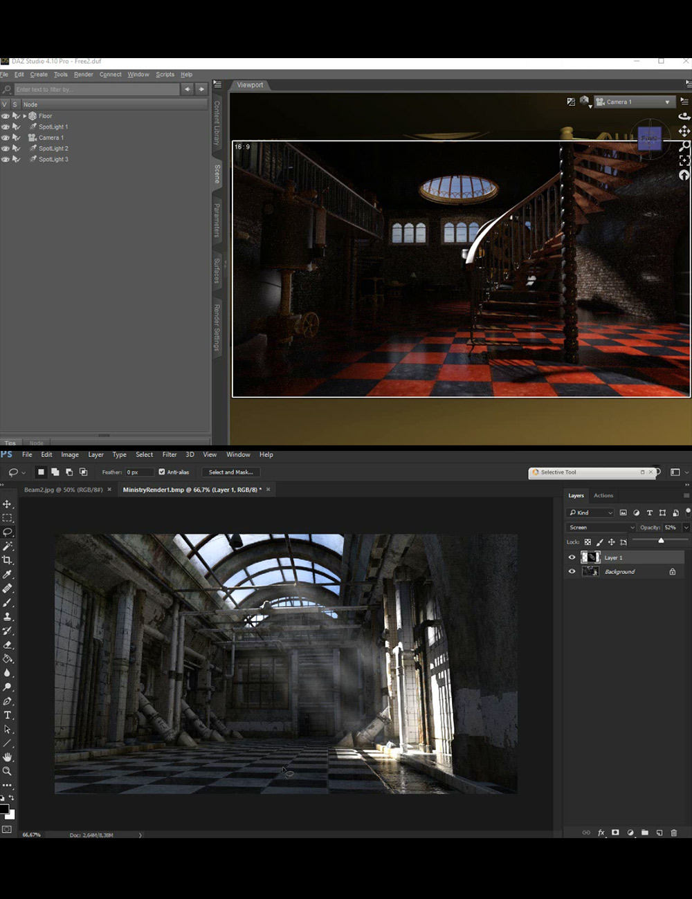 Stunning Window Lighting - Daz Studio Iray Tutorial Stunning Window Lighting - Daz Studio Iray Tutorial by: Dreamlight, 3D Models by Daz 3D