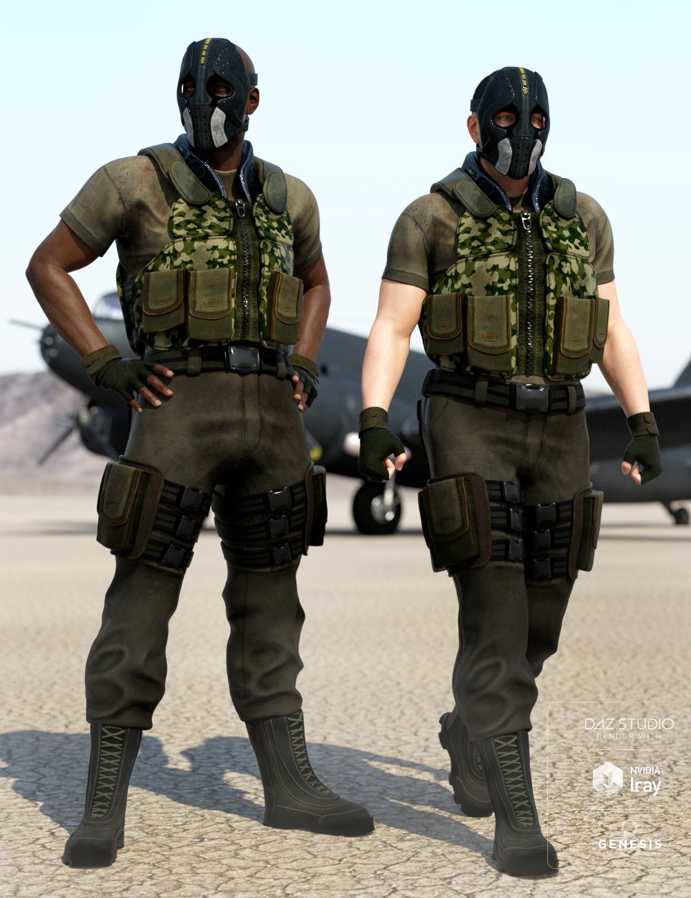 Renegade Soldier Outfit for Genesis 8 Male(s) Renegade Soldier Outfit for Genesis 8 Male(s) by: DemianYura, 3D Models by Daz 3D