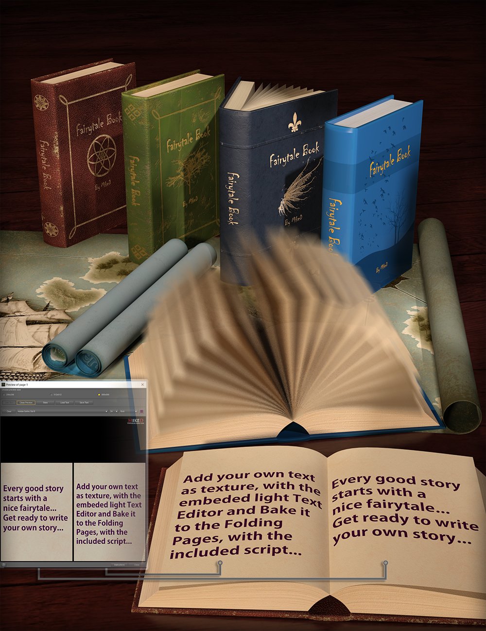 The Fairytale Book by: MikeD, 3D Models by Daz 3D